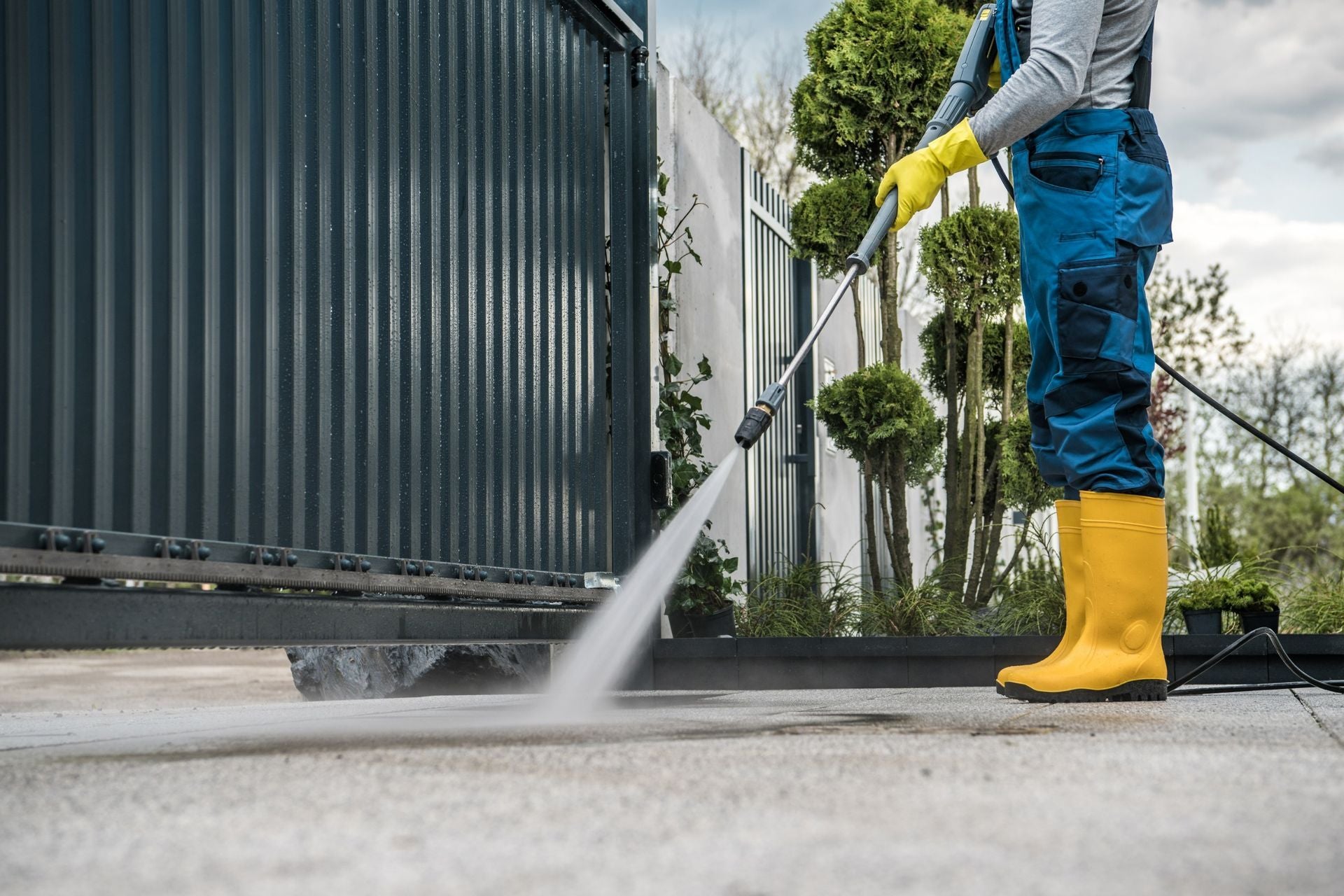 Pressure Washing — Sidewalks • Walkways • Driveways • Hardscapes